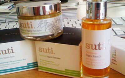 On the natural beauty desk: suti skincare suti